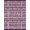 Purple Cream, Pattern 11, variant on ODIKA 8'x10' Washable Area Rug Non-Slip Chair-Friendly Mat Minimalist Lattice Border Contemporary Repeating Motif for Dining Room, Large Office, Lounge