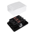 thumbnail image 2 of 6-Way Blade Fuse Box Block Holder LED Warning Indicator for Car Boat Marine RV Truck DC 10-32V, 2 of 6