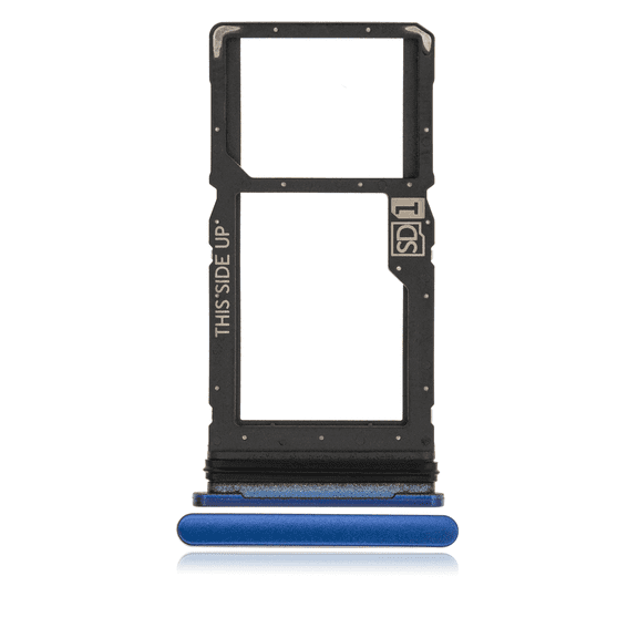 Replacement Single Sim Card Tray Compatible For Motorola Moto G 5G (XT2113-3 / 2020) /One 5G Ace (XT2113-1/2 / 2021) (Blue)