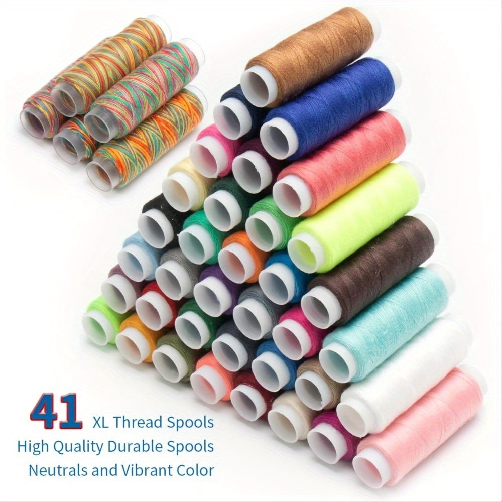 206pcs/ set All-in-One Sewing Kit for Beginners and Travelers - Includes Thread, Scissors, Needles, Thimbles, and Tape Measure - Perfect for Emergency Repairs
