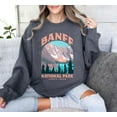 thumbnail image 4 of Banff National Park Sweatshirt - Alberta Canada Rocky Mountain Crewneck, Nature Hiking Sweater, 4 of 6