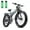 Gray-Dual battery 20Ah*2, variant on Folding Electric Bike for Adult 26'', 1000W E-Mountain Bike 48V 20Ah UL2849 Removable Battery Fat Tire Ebike up to 30MPH Long Range Off Road Ebike Beach Snow Dual Hydraulic&Brakes Bicycle