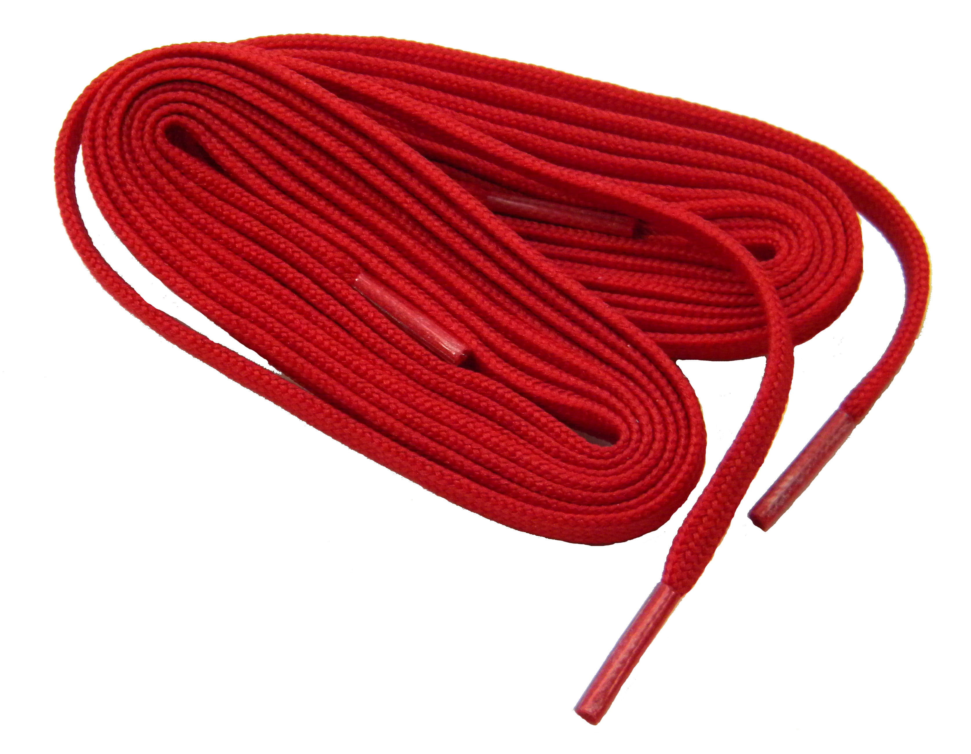 1 Pair Athletic Red Flat Shoe Laces ~48” 