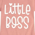 thumbnail image 3 of Instant Message - Little Boss - Toddler & Youth Girls Short Sleeve Graphic T-Shirt, 3 of 6
