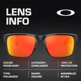 thumbnail image 4 of Oakley OO9417 Holbrook XL Square Shaped Polarized Sunglasses for Men - Includes Official Eyewear Kit - Black Ink Frame with Prizm Ruby Lens, 4 of 6