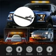 thumbnail image 3 of fastboy 54CM Car Single Row Slim Strobe Light Led Single Row Warning Light Durable Green, 3 of 6