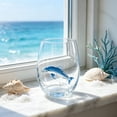 thumbnail image 3 of Artisanal Blue Ringed Octopus Glassware,3D Octopuses Stemless Wine Glasses,Handcrafted Marine Animal Bar Glass,Coastal Home Decor Gift for Sea Lovers, 3 of 6