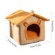 thumbnail image 3 of Pet Bed Pet Villa Cats Bed Dog Bed Removable Dog Bed Winter Warm Cats Bed Two Purpose Pet Nests Pet Mat, 3 of 6