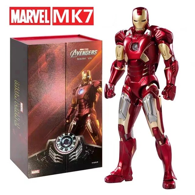 ZD Toys-figuras de acción de la serie Marvel Iron Man, MK1, MK2, MK3, MK4, MK5, MK6, MK7, MK42, MK43, MK50 Fivean unisex
