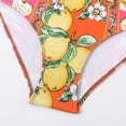 thumbnail image 6 of LEBONYARD Two Piece Womens Swimsuits High Waisted,Ladies Fashion Retro Flower Print Fitting Bikini Sexy Women's Piece Swimsuit with Dress Yellow S, 6 of 7