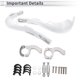 thumbnail image 4 of Unique Bargains 1 Set Protector de Guardamanos Universal para Motocicletas Color Blanco, 4 of 6