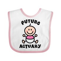 Inktastic Future Actuary Baby Girl Girls Baby Bib
