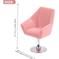 thumbnail image 4 of Mini Dollhouse Sofa Chair, 1:12 Miniature Armchair Miniature Doll House Rotate Flocking Chair Mini Flocking Sofa Furniture Model Decoration Dollhouse Accessory, 4 of 8