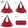 thumbnail image 3 of Angelkiss Hobo Monederos y bolsos para mujer Bolso tipo cartera Bolsos para mujer Bolsos de hombro grandes para uso diario, 3 of 5