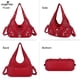 thumbnail image 3 of Angelkiss Hobo Monederos y bolsos para mujer Bolso tipo cartera Bolsos para mujer Bolsos de hombro grandes para uso diario, 3 of 5