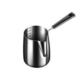 STOBAZA Small Pot with Oil Espresso Pitcher Nonstick Frying Pan with Lid  Concentrate Containers Stew Pot