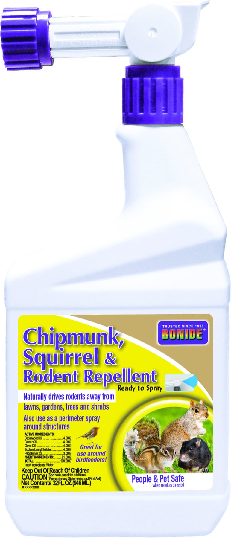 Bonide Products Inc P Chipmunk Squirrel Rodent Repellent Ready To Spray Walmart Canada