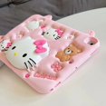 thumbnail image 4 of Sanrio Hello Kitty Silicone Protective Case with Holder for Apple iPad 10th Gen iPad Mini 2 3 4 5 6 iPad 7 8 9 10.2in, 4 of 15