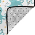thumbnail image 4 of Cute Octopus Green Shaggy Area Rug, Rugs for Living Room Bedroom Non Slip Door Mat Indoor Carpet Machine Washable Nursery Home Decor Floor Mats for Entryway 60x39in-#, 4 of 5