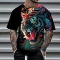 thumbnail image 2 of QBGSAY T-Shirt Men's And Women's Graphic T Shirts Can Be 3D Printed Short Sleeve Shirt Tops For Both Men And Women Slim Fit Top, 2 of 4