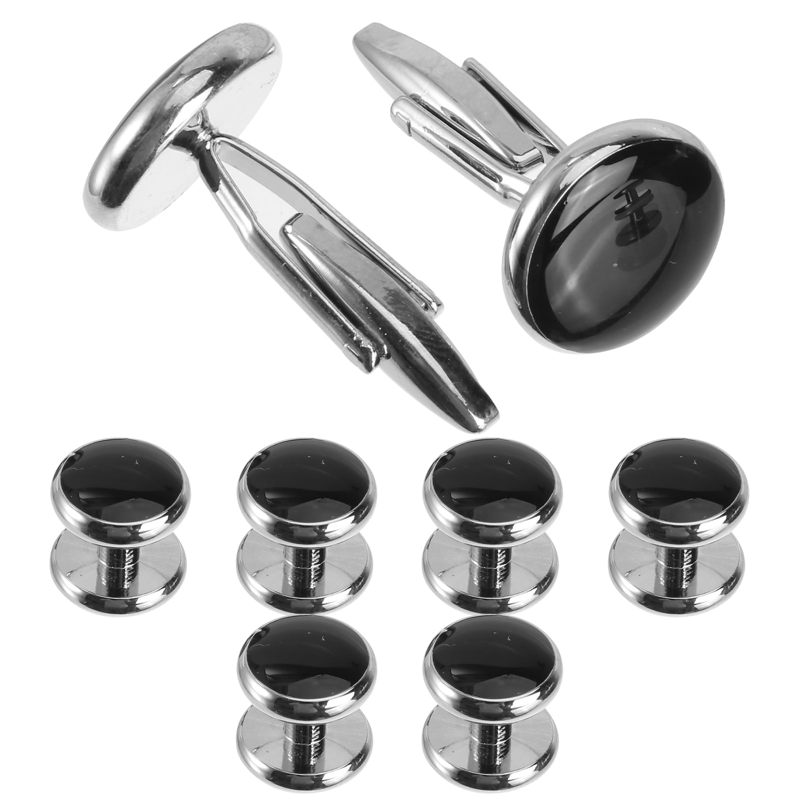8Pcs Classic Copper Cuff Links French Style Cuff Studs Male Skirt Cuff Links Walmart