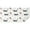 White Cow Moo, variant on White Cow Milk Word Pattern Rectangle Tablecloth 60"x84",Waterproof Polyester Rectangle Table Cloth, Wipeable Spillproof Polyester Tablecloth for Dining, Camping, Indoor and Outdoor