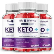 Bio Science Keto ACV Gummies, Maximum Strength, Original Powerful Formula (3 Pack)