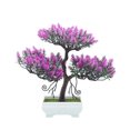 thumbnail image 1 of Pequeña planta de simulación en maceta para adornos decorativos Hierba de dragón artificial de color rojo rosa, 1 of 3