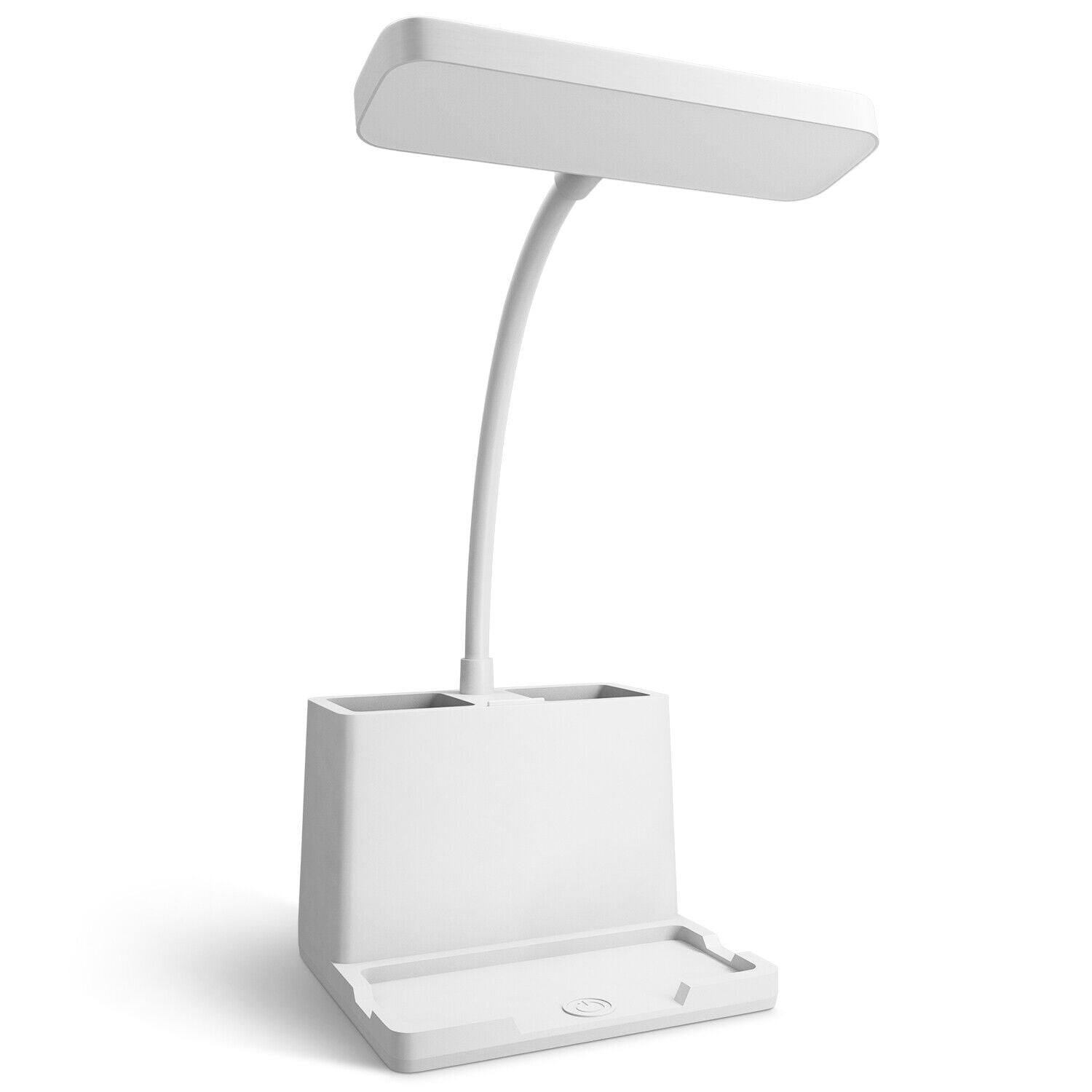 LED Desk Lamps, Small Desk Lamp with Pen Holder, Flexible Arm, 3 Modes, Dimming, Touch Lamp for