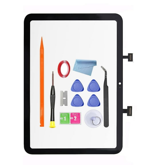 for iPad 10 (10th Generation 2022 Released) A2696 A2757 A2777 Screen Replacement Digitizer Touch Glass Kits, for iPad 10th Gen 10.9 Inch, Full Repair Sets, No for Pro/Air (Not include LCD)