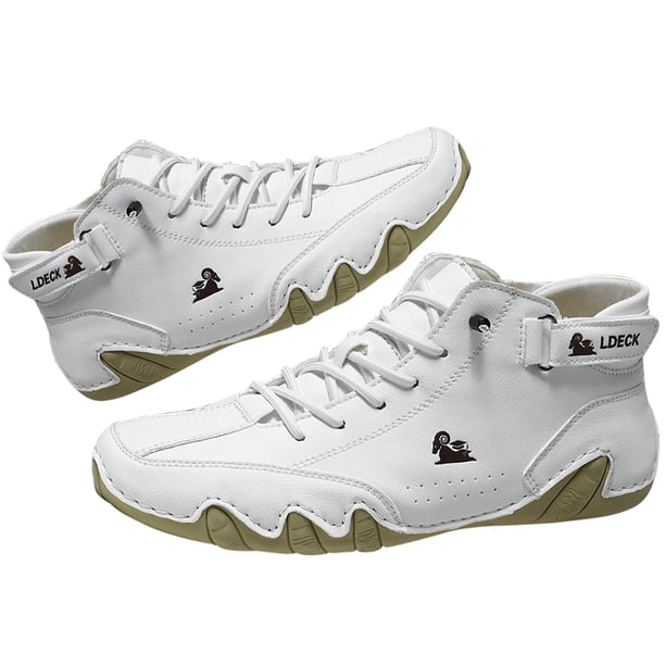 Zapatillas De Deporte De Moda Botas para correr informales para hombre, de cuero PU transpirable, ligeros para trabajar y viajar Ndcxsfigh Tenis De Mujer Tenis De Hombre
