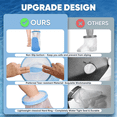 thumbnail image 2 of 2X Waterproof Extra Wide Leg Cast Cover for Shower with Non-Slip Bottom for Leg Cast Protector for Leg Surgery Wounds,2 x Cast Cover, 2 of 7