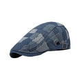thumbnail image 3 of Gorro de Hombre Fernando Gorra plana boina Azul oscuro, 3 of 8