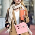 thumbnail image 2 of GASTROPOD 2026 New Water Bottle Bag,Comfortable Pu Material Cup Storage Bag,Fashionably Minimalist Crossbody Bag with Sports Water Bottle Holder,Pink, 2 of 4