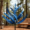 thumbnail image 4 of Iron Windmill Spinner - Rotating Garden Decor for Yards & Patios | Weather-Resistant Steel Outdoor Ornament | Battery-Free Flower Spinner, Clearance Sale, Outdoor Garden Decor, Garden Decor Clearance, 4 of 11
