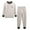 Gray, variant on BRGZLK Girls Thermal Underwear Set Long Sleeve Round Neck Base Layer Homewear Set Kids Autumn Clothes Elastic Waist Pants Warm Loungewear Purple 2-3 Years
