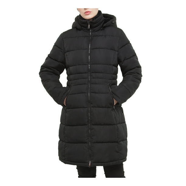 Rokka&Rolla Women's Heavy Long Winter Coat with Fleece Hood Parka ...