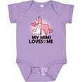 thumbnail image 3 of Inktastic My Mimi Loves Me Llama Girls Baby Bodysuit, 3 of 5