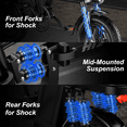 thumbnail image 3 of HiyViy 14" Folding Electric Bike for Adults Teens, 350W(700W Peak) Motor 48V/10AH Battery, 20mph Class 2 Commuter City Ebike, UL2849, 3 of 7