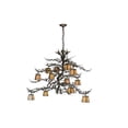 thumbnail image 3 of Meyda Tiffany 110031 Pine Branch Valley View 15 Light 52" Wide Chandelier - Copper, 3 of 5