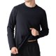 thumbnail image 2 of pstuiky Camisas de manga larga de invierno para hombre, Camiseta deportiva informal para hombre, ligera, holgada y transpirable, para correr, de manga larga, con cuello redondo y color liso xxxl, 2 of 9