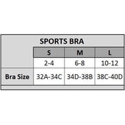 Women's Camo Activewear Sports Bra, Maroon, M