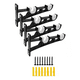 thumbnail image 1 of Soporte Set 4 Cortinero Para Pared Ajustable Gancho, Negro, 1 of 5