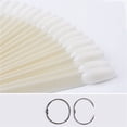 thumbnail image 5 of Natrual Clear Nail Swatch Sticks with Ring, 100 Pcs Mix Nail Art Practice Tips, Fan Shape Nail Art Polish Display Tips, False Nail Sample Sticks, Nail Practice Color Display, Polish Board for Nail, 5 of 5