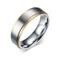thumbnail image 1 of Wedding Band Ring for Women Men Engagement,Middle Matte Finished, 1 of 4