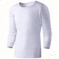 thumbnail image 4 of Abomasnow Men's Dual-Layer Thermal Underwear Long Sleeve Crewneck Thick Wram Pullover Tops for Athletic Workout M-4XL, 4 of 7