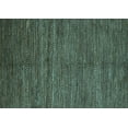 thumbnail image 1 of Ahgly Company Indoor Rectangle Abstract Light Blue Modern Area Rugs, 3' x 5', 1 of 4