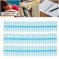thumbnail image 4 of Loose Leaf Binding Spine, Plastic Binding Rings Rust And Corrosion Proof Reusable 22mm Inner Diameter  For School Blue, 4 of 8