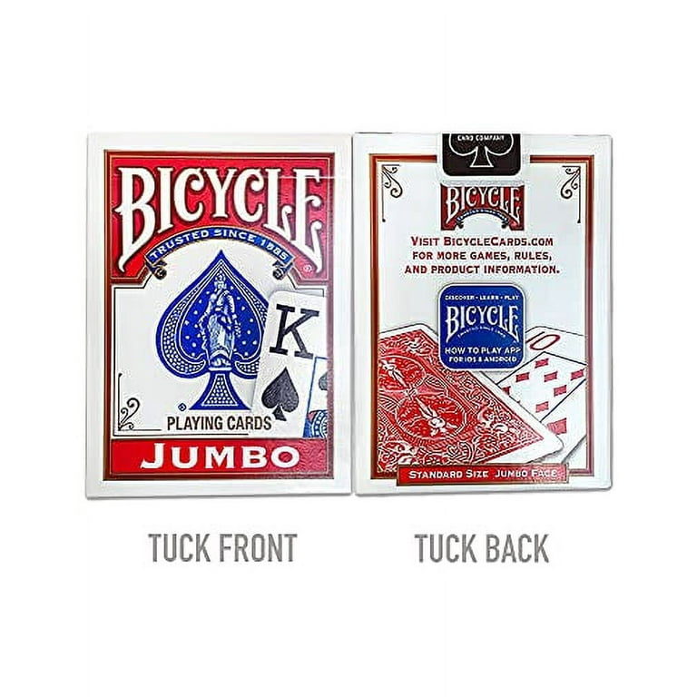 Bicycle Playing Cards, Jumbo Index, 2 Pack - Walmart.com