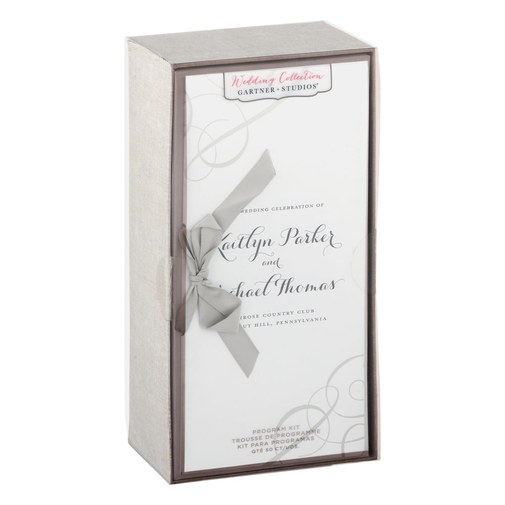 Gartner Studios Wedding Collection Program Kit 50 Piece Walmart Com